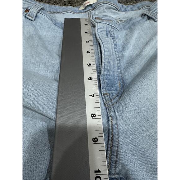 Levis Boyfriend Jeans Womens 24W Light Wash Denim Stretch Relaxed Fit Plus - Picture 5 of 8